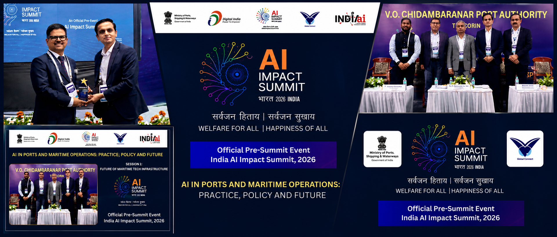 Sahana shared insights on AI-driven maritime innovation at the India AI Impact Summit 2026 pre-event