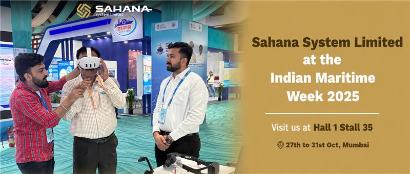 Sahana is participating in Indian Maritime Week 2025, showcasing its expertise in maritime 